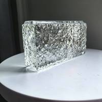 Bloc de verre cristallin solide JYG, brique de verre thermofusible pour application extérieure, pour la décoration d'hôtels, serres, halls et chambres