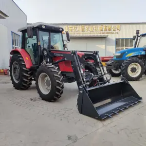 Retroescavadeira 4WD 100HP 110HP 120HP 130HP Mini Jardim Agrícola Trator Pequeno Massey Ferguson para Venda