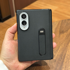 เคสแบบเต็มตัวสำหรับ Samsung Z Fold8, 360 °   ขาตั้งแบบหมุนได้, ฝาครอบ PU พร้อมฟิล์มกันรอยหน้าจอ, เคสโทรศัพท์แบบพับได้กันกระแทก - Product Image 1