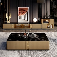 Dudukan Tv Gaya Amerika Grosir Furnitur Dinding Televisi Modern High End TV Berdiri Kayu TV