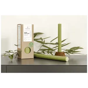 Green Matcha <b>Dinner</b> <b>Candle</b> sustainable merchandising - Product Image 3