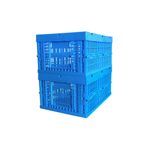 shipping crate logistic plastic box folding colored crate