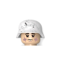 Mini-blocs militaires de la Seconde Guerre mondiale, figurines de soldats, accessoires, casque, briques de construction