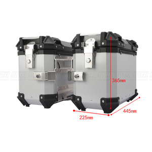 Valises en aluminium 28L 35L, étanches, universelles, noires, pour <span class=keywords><strong>Honda</strong></span> Cb500X CB400X NX400 NX500, boîtes latérales pour moto - Product Image 3