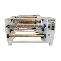 Machine de découpe et de rembobinage automatique PLC Mitsubishi informatisée, 650 mm, pour rouleaux jumbo, ruban BOPP, papier kraft