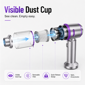 OEM ODM 65W 15kPa 4-in-1 Cordless Handheld <b>Vacuum</b> Cleaner Air Blower Inflator Deflator with Brushless Motor 7 Attachments - Product Image 3