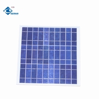 Panneau solaire en verre laminé de sécurité 15V, module de panneau solaire en verre composite 25W, mini chargeur solaire extérieur ZW-25W-15V