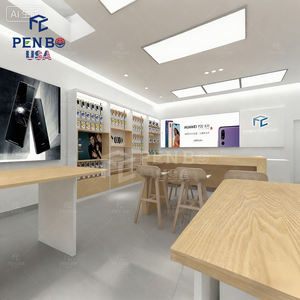 Diseño de Interiores de Tienda 3D Gratuito, Muebles para Tienda de Electrónicos, Exhibidores para Tienda de Celulares, Mostrador de Exhibición para Tienda de Teléfonos - Product Image 2