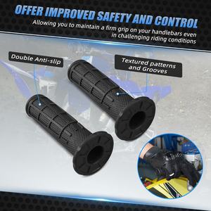 Nicecnc มือจับรถ ATV 7/8นิ้ว, ที่จับ<span class=keywords><strong>ยาง</strong></span>สำหรับมือจับรถทุกรุ่นด้ามจับด้ามจับยางสำหรับ Polaris Thumb Throttle Honda ARCTIC Cat Raptor 700 YFZ450 - Product Image 3