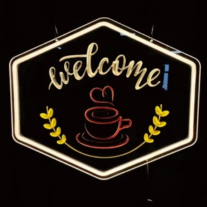 All'ingrosso Custom LED Neon USB <span class=keywords><strong>buon</strong></span> segno di natale consegna veloce per l'ufficio casa negozio al dettaglio arredamento interno No MOQ - Product Image 4