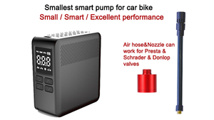 <span class=keywords><strong>Pompe</strong></span> à air électrique sans fil pour vélo de montagne, vélo de <span class=keywords><strong>route</strong></span> et pneus de voiture avec manomètre, mini <span class=keywords><strong>pompe</strong></span> à air pour vélo - Product Image 2
