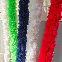 Écharpe/Châle en plumes de dinde épaisses et moelleuses de 350g pour déguisement de carnaval, fête, mariage, décoration DIY - Vente en gros