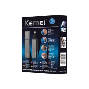 Kemei KM-6636-tondeuse électrique 4 en 1 <span class=keywords><strong>pour</strong></span> les <span class=keywords><strong>oreilles</strong></span> et le <span class=keywords><strong>nez</strong></span>, rasoir, tondeuse, nettoyant <span class=keywords><strong>pour</strong></span> le rasage, soins du visage - Product Image 6