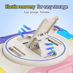 Funda Protectora de Silicona Resistente a Golpes, Multicolor, Brillante y Duradera para Niños, con Soporte, para iPad Mini 4 5 - Product Image 2