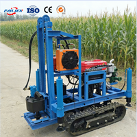 Machine de forage de puits d'eau automatique 100m 150m, hydraulique sur chenilles, prix de vente