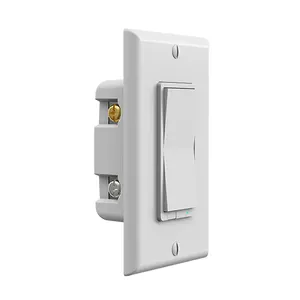 Abd Alexa WIFI akıllı ışık anahtarı Tuya hayat lüks ev otomasyon 3-Way Wifi Dimmer Homekit için NFC Mini akıllı duvar anahtarı