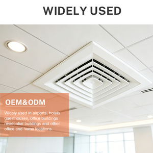 Removable Custom Size Aluminum Linear Slot Diffuser Difusores Lineales Aire Acondicionado <strong>Ceiling</strong> <strong>Vent</strong> for HVAC - Product Image 2