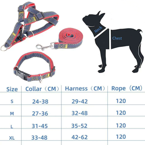 Dog Leash Neck Collar, <b>Small</b> Medium and Large Dog Pet <b>Teddy</b> <b>Bear</b> Golden Retriever Chest Strap Outdoor Dog Walking Chain - Product Image 6