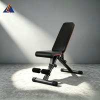 Banc de musculation pliable et réglable multifonctionnel pour sit-up, haltères, entraînement, chaise de fitness portable pour la maison
