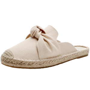 <span class=keywords><strong>En</strong></span> <span class=keywords><strong>gros</strong></span> pas cher naturel chanvre <span class=keywords><strong>semelle</strong></span> femmes chaussures de toile plate espadrilles - Product Image 2
