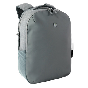 <b>Laptop</b> <b>Backpack</b> Grey Waterproof Oxford Cloth Business Travel Unisex Shoulder Straps Solid Color Interior <b>Laptop</b> Compartment - Product Image 1