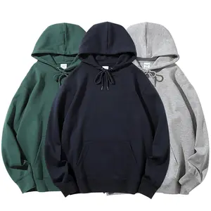 Poids lourd pull à capuche français Terry sweats à capuche goutte épaule personnaliser logo surdimensionné hommes sweats à capuche de haute qualité 450gsm