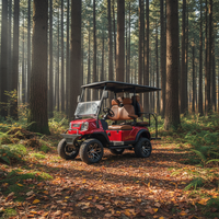 Voiturette de golf électrique de luxe |   Batterie au plomb-acide Powermax 48V, moteur, autonomie 90 km, certifiée CE