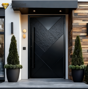 <span class=keywords><strong>Puerta</strong></span> Pivotante Minimalista de Aleación de Aluminio, Marco de Aluminio, <span class=keywords><strong>Puerta</strong></span> de <span class=keywords><strong>Entrada</strong></span> Exterior Moderna <span class=keywords><strong>sin</strong></span> Marco para Oficina, Vestíbulo, Tienda - Product Image 2