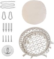 Kit de suspension moderne en métal pour hamac mural ou de plafond, capacité 600 LBS, pour mobilier d'extérieur et utilisation en salon