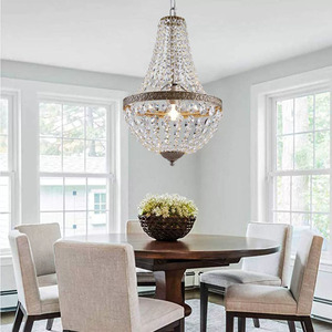 Đèn thả trần bằng đồng cổ LED E27, đèn thả trần có thể điều chỉnh, đèn thả trần trang trí phòng ăn, đèn chùm - Product Image 2