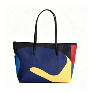 Demandez le catalogue : Sac fourre-tout léger et polyvalent pour femme, motif crocodile rétro, grande capacité, sac Lacoste. - Product Image 6