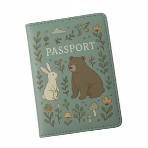 PU Leather Card Holder Wallet Luxury <b>Passport</b> Holder for Gifts - Product Image 1