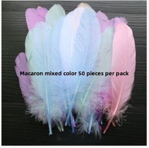 Vendita diretta della fabbrica piume d'oca sciolte fiori decorativi galleggianti piante per gioielli fai da te accessori di abbigliamento artigianale - Product Image 6