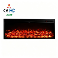 Cheminée électrique intelligente LED personnalisée de 120 cm avec effet de flamme à 13 couleurs, télécommande, design moderne pour le salon, décoration de la maison