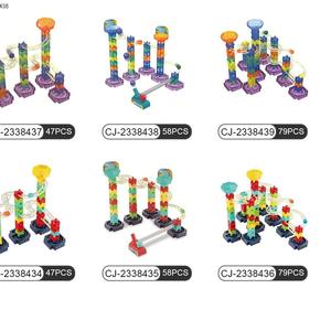 Juego de carreras de mármol, juguetes educativos para niños, creativos, Diy, pista de laberinto, Rodante, montaje Diy, juguetes de ladrillo, juegos de bloques de construcción - Product Image 6