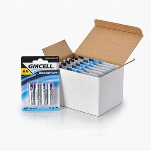 GMCELL Alu foil 105mins Potente batería <span class=keywords><strong>R6</strong></span> 1,5 V <span class=keywords><strong>AA</strong></span> <span class=keywords><strong>R6</strong></span> sum3 Batería de zinc de carbono de celda seca - Product Image 5