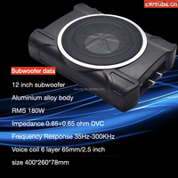 Caisson de coffre de voiture Subwoofer à cabine passive 12 pouces avec 2.1 canaux Classe AB Amplificateur de voiture Classe D pour Ford Ranger Toyota Hilux