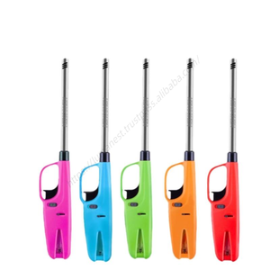 Encendedores Electrónicos Recargables con Forma de Corazón al por Mayor, Encendedores de Cocina USB Resistentes al Viento con Logotipo Personalizado - Product Image 1