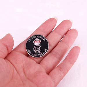 New Trending Souvenir Badge King Charles Popular <strong>UK</strong> Remembrance Day Soft Enamel Lapel Pin - Product Image 4