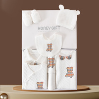 Ensemble de Vêtements 100 % Coton Bio pour Nouveau-né, Combinaisons et Pyjamas pour Bébés, Coffret Cadeau de Naissance