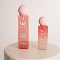 Flacon pulvérisateur à brume fine de 100 ml et 200 ml avec bouchon rond, couleur personnalisée et logo imprimé, flacon pour brume corporelle, brume capillaire, cosmétique