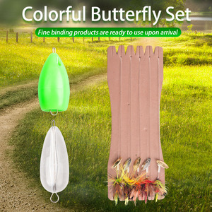 Juego de anzuelos para pesca con mosca, kit de señuelos de mariposa arcoíris, señuelos para pesca en ríos de agua dulce - Product Image 3