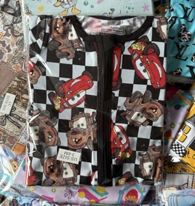 ชุดนอนเด็กทารก RTS ผลิตจากใยไผ่ 95% ผสมสแปนเด็กซ์ 5% ชุดนอนเด็กเล็ก ชุดนอนเด็กวัยหัดเดิน ชุดรอมเปอร์เด็กมีซิป กล่องสุ่มสินค้าใยไผ่ - Product Image 1