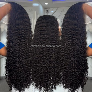 Bán Buôn Trinh Nữ Nhân Tóc Glueless Ren Phía Trước Tóc Giả Sâu Sóng Dài Chiều Dài Trong Suốt HD Cho Thụy Sĩ Ren Cho Phụ Nữ Da Đen - Product Image 6