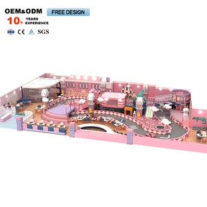Castillo de Juegos Infantil en Forma de Casa de Dulces para Interiores, Equipo de Juegos Suave para Centros Comerciales y Parques de Diversiones - Product Image 1