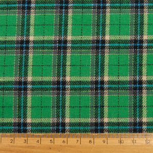 Tissu en flanelle écossaise 100% coton teint en fil, tissu à carreaux brossé pour uniformes scolaires - Product Image 6