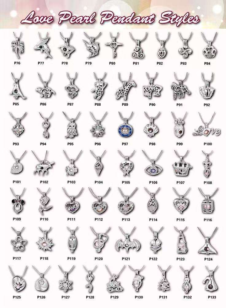 Customizable pearl pendant