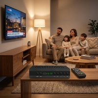 JUNUO Popular en Polonia, Francia y España, Decodificador Digital H265 DVB T2, Receptor de TV TDT, OEM ODM, Receptor DVB-T2