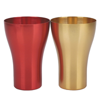 Gobelet isotherme contemporain en aluminium anodisé, écologique, pour brasserie, vente en gros à prix d'usine, cadeaux promotionnels