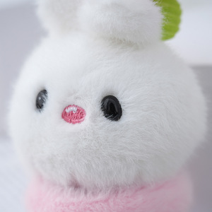 Mignon <span class=keywords><strong>Pot</strong></span> de Fleur Canard Lapin Ours Cochon Animal en Peluche Jouet Porte-clés pour Distributeur Automatique Machine à Griffes en Peluche - Product Image 4